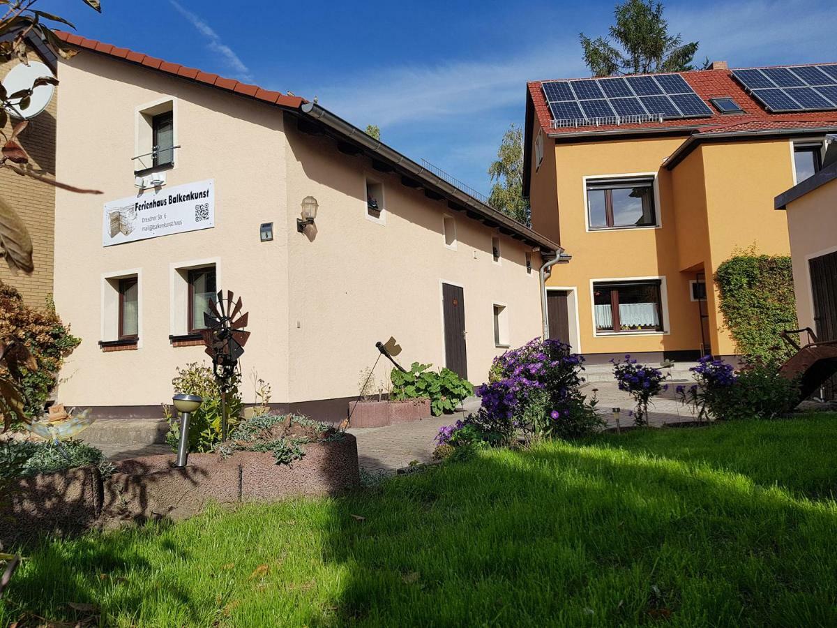 Ferienhaus Balkenkunst Radebeul Eksteriør billede